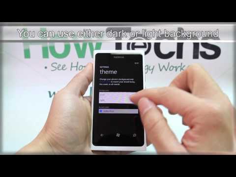 How to Change the Theme on Nokia Lumia 800