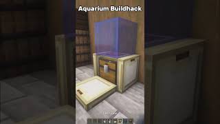 Aquarium Buildhack in Minecraft #shorts #minecraft
