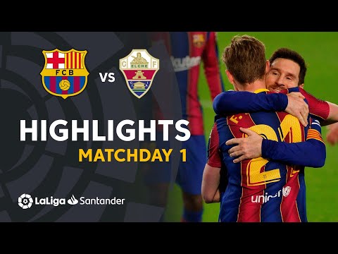 Highlights FC Barcelona vs Elche CF  (3-0)