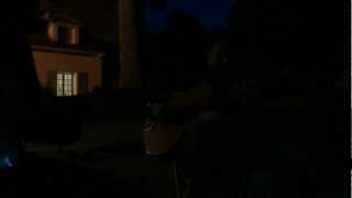 Seb and Adrien jamming late at night - Samois 2012