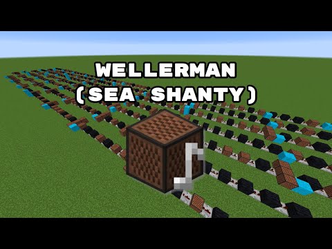 Minecraft: Wellerman (Sea Shanty) with Note Blocks