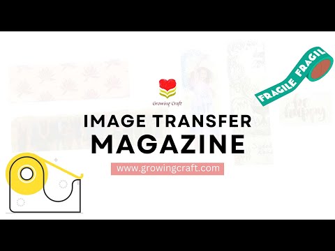 Magazine Image Transfer - Photo transfer hack - Growing Craft - DIY craft  ideas