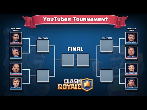 Clash Royale - TOURNAMENT GAMEPLAY!!! (youtuber vs. youtuber)