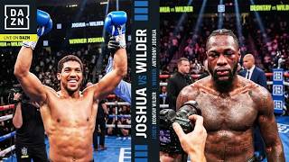 Deontay Wylder vs Anthony Joshua | SAVAGE ENDING...
