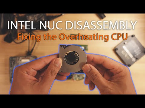 INTEL NUC DISASSEMBLY: How to REPLACE the FAN