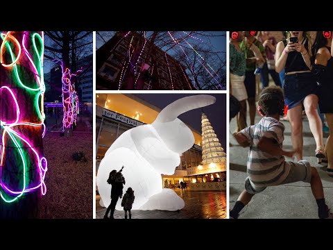 Iowa City Update: Winter Night Lights