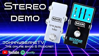 Video thumbnail for MXR Rockman X100 TRS Split STEREO Demo – Classic Boston Tones! #RockmanX100 #MXR #johnnybeaneTV by Johnny Beane