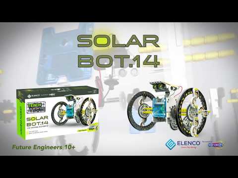 Cooler Stuff Konstruktorius robotas su saulės baterija 14 in 1 video