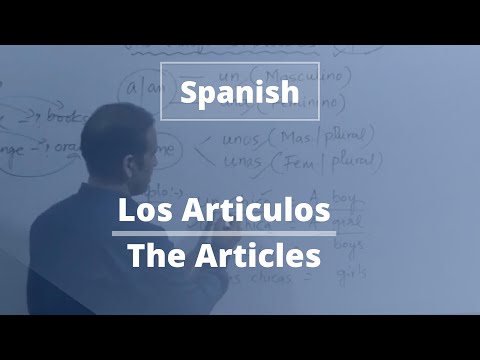 Los Articulos en Español || The Articles in Spanish language