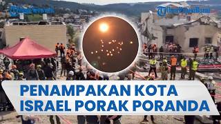 PENAMPAKAN KOTA BEIT SHEMESH PORAK PORANDA Gegara Serangan Balasan Iran ke Israel