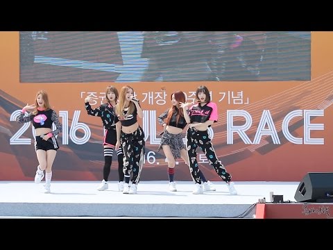160402 EXID_HOT PINK [ 증권시장 개장 60주년 기념 2016 불스레이스 축하공연 ] 직캠 by 욘바인첼