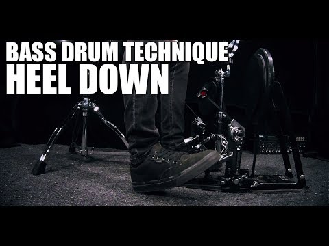 Heel Down Double Bass Drum Foot Technique - James Payne