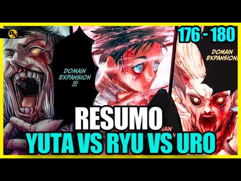 RESUMO JOGO DO ABATE - Yuta Vs Ryu Vs Uro | Capítulo 176 ao 180