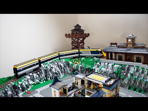 Lego Stadt (52) - Der Grünstreifen wird verlegt