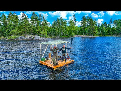 24h Überleben mit MOTOR-FLOSS in Schweden | Survival Mattin