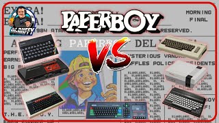 C64, Amstrad CPC, Sinclair ZX Spectrum, BBC Micro, C16+4, NES, Master System PAPERBOY comparison