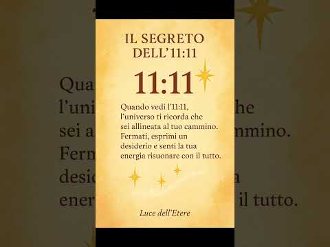 11:11Significato #lucedelletere #angeli #messaggiodegliangeli #esoterismo #spiritualità #numerologia