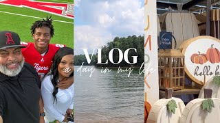 VLOG: SENIOR IN HIGH SCHOOL / SENIOR FOOTBALL PICTURES / SHOP WITH ME / BBQ ROAD TRIP