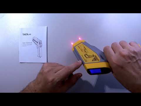 Termómetro infrarojos  -50/550ºC con emisividad ajustable. Revisión y Unpacking