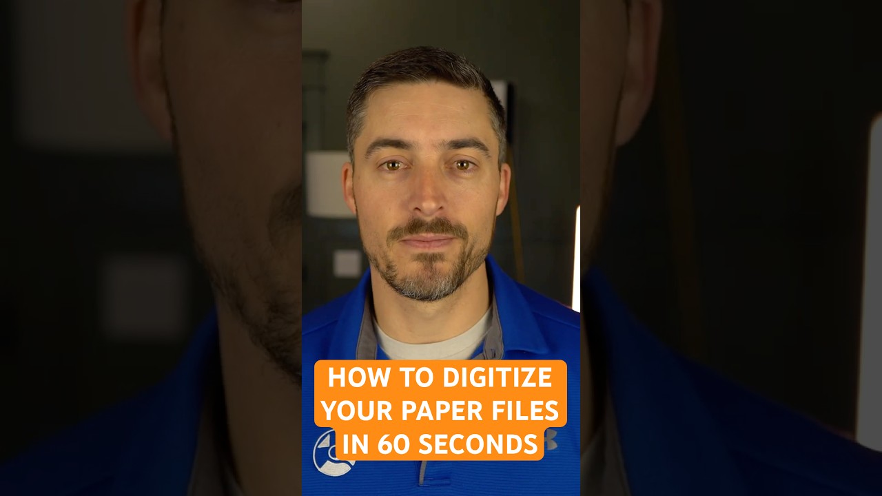 How to Digitize Your Paper Files in 60 Seconds