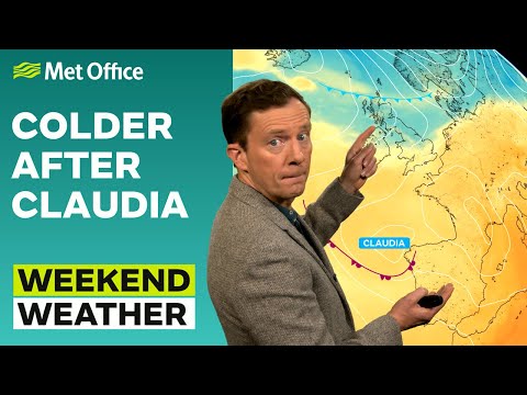 Weekend weather 13/11/2025 – What next after Storm Claudia? – Met Office weather forecast UK