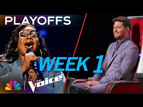 Must-See Playoffs Performances from Teams Reba and Bublé | The Voice | NBC