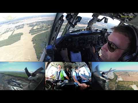 1957 CV 580: Cpt Alex piloting Air Chathams flight 580 into Christchurch, world's LAST Pax Convair