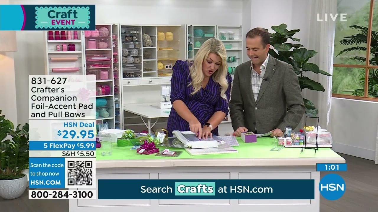 Crafter's Companion FoilAccent Pad and Pull Bows