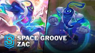 Space Groove Zac Skin Spotlight - Pre-Release - PBE Preview - League of Legends