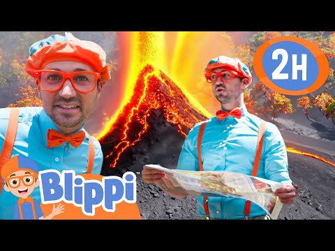 Blippi Finds A VOLCANO! |  Blippi and Meekah Best Friend Adventures | Educational Videos for Kids