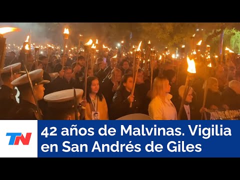 42 años de la guerra de Malvinas: la vigilia de los excombatientes en San Andrés de Giles