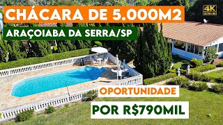 CHÁCARA 5.000m², OPORTUNIDADE PARA QUEM PROCURA!