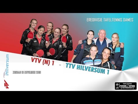 VTV (N) 1 - TTV HILVERSUM 1 (Dames) 13.11.2016