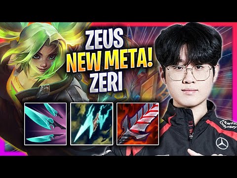 ZEUS CRAZY NEW META ZERI TOP! - T1 Zeus Plays Zeri TOP vs Gangplank! | Season 2024
