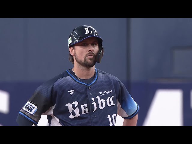 【6回表】来日初打点!! ライオンズ・デービス 右中間を破るタイムリー2ベースで点差を縮める!! 2025年7月30日 オリックス・バファローズ 対 埼玉西武ライオンズ