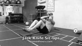 Jack Knife sit-up Workout