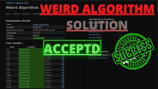 CSES Problem Set | WEIRD ALGORITHM #1 | SOLUTION-2021