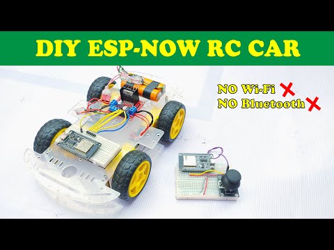 ESPNOW RC Car using ESP32 | Joystick Control Remote Car using ESP32