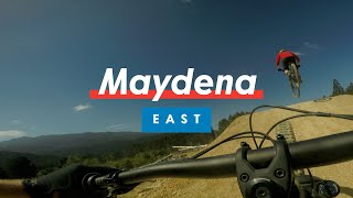 preview picture of video 'Maydena MTB Park - Blue trails and jumps - East'