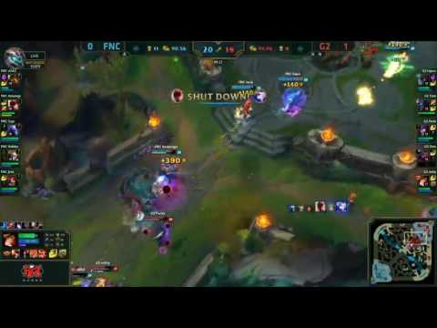 EU LCS Spring: OG vs. H2K | G2 vs. FNC - Ryze ult backdoor