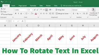 How To Write Text Vertically In Excel | Rotate  Text 90 Degrees in MS Excel