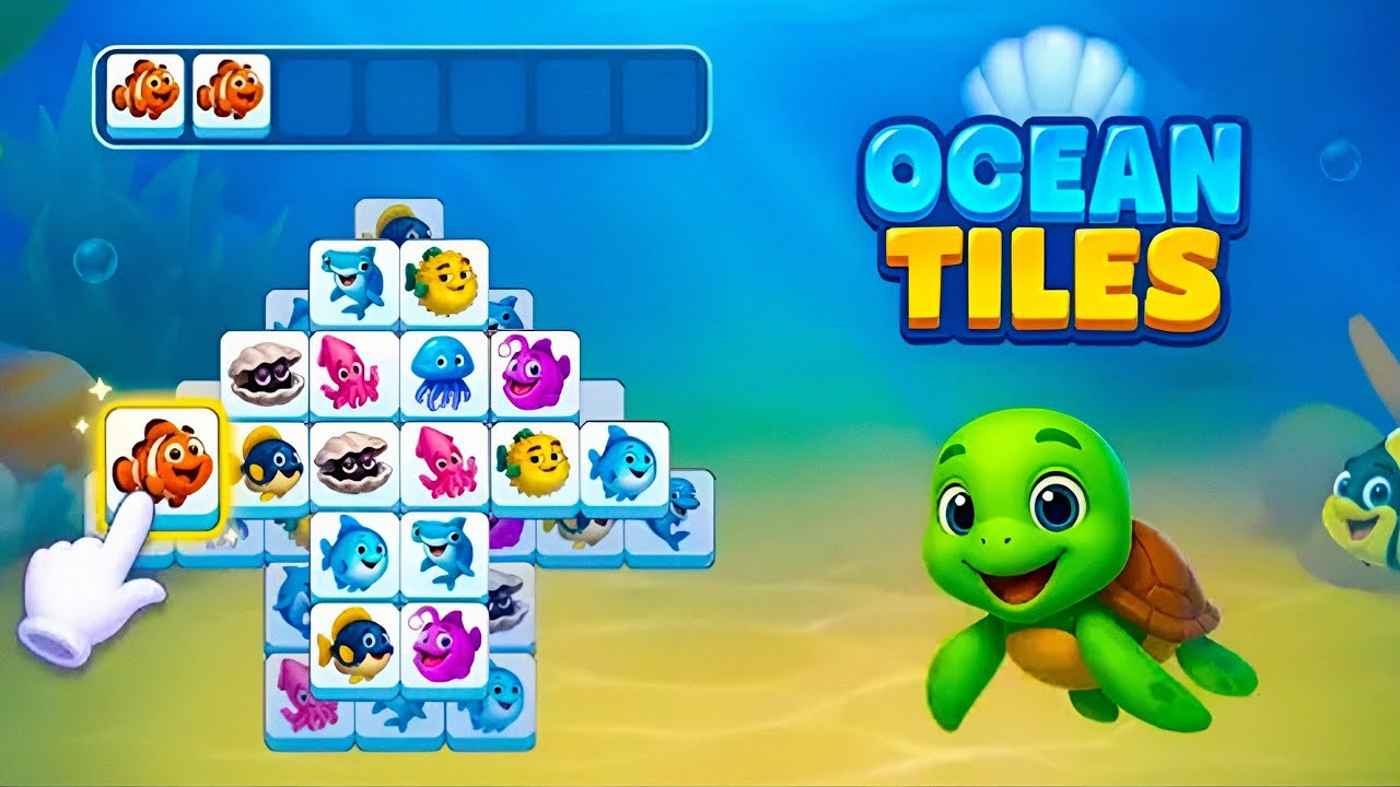 Ocean Tiles: Match Puzzle - Gameplay Walkthrough Part 1 , ANDROID, iOS