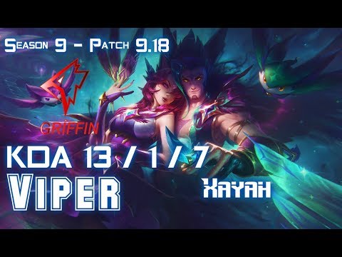 GRF Viper XAYAH vs KAI'SA ADC - Patch 9.18 KR Ranked