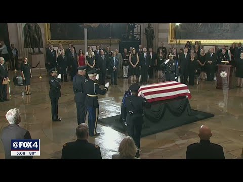 Woody Williams, America's last WWII Medal of Honor recipient, lies in honor at US Capitol