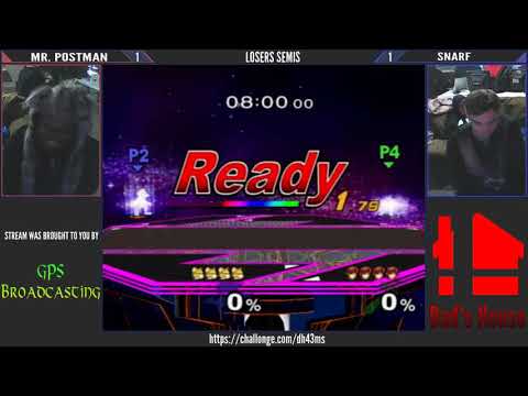 Dad's House #43 [Melee] Mr. Postman (Fox) vs Snarf (Marth) Loser's Semis