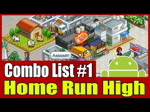 Kairosoft Home Run High Combo List (NOT COMPLETE) - YouTube