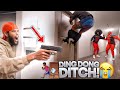 EXTREME DING DONG DITCH PART 9 COLLEGE EDITION GONE WRONG