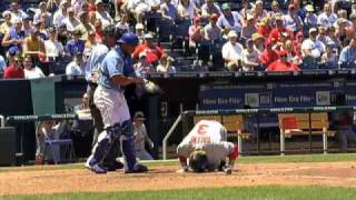 2009/06/21 K. Greene leaves with an injury