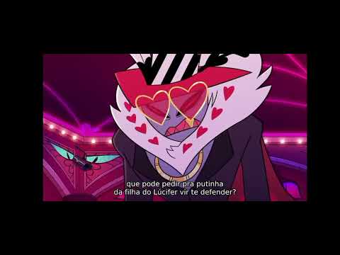 Valentino brincando com angel Dust #hazbin hotel dublado em português