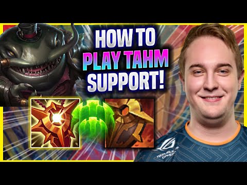 LEARN HOW TO PLAY TAHM KENCH SUPPORT LIKE A PRO! - RGE Trymbi Plays Tahm Kench Support vs Karma! |